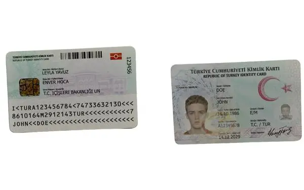 turkish identification card