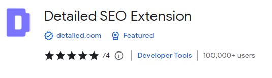Detailed seo extension