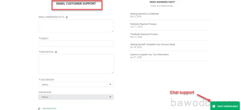 Cj Customer Support Form