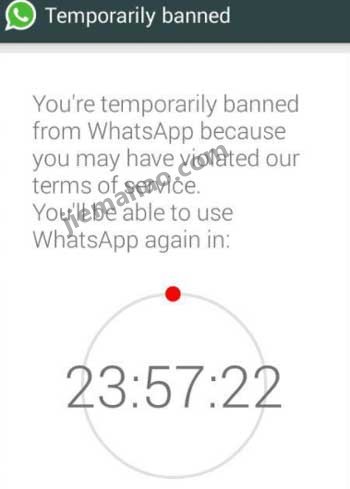 whatsApp暂时封锁