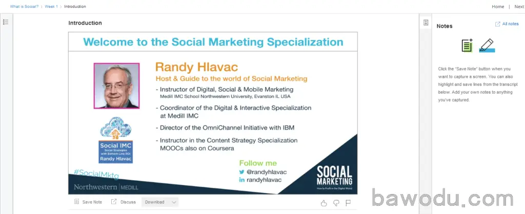 social media marketing specialization