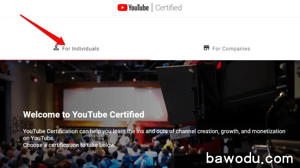 YouTube certification