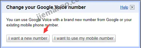I want new Google Voice number