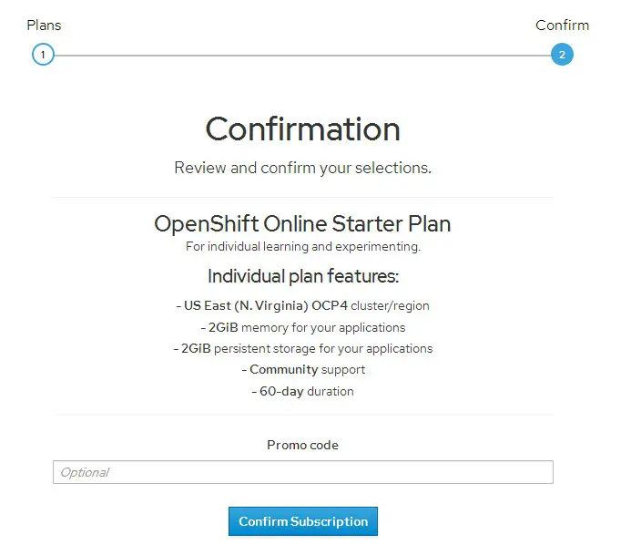 openshift free Subscription