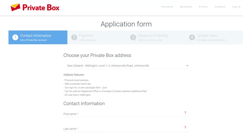 Private Box虚拟地址和转运服务